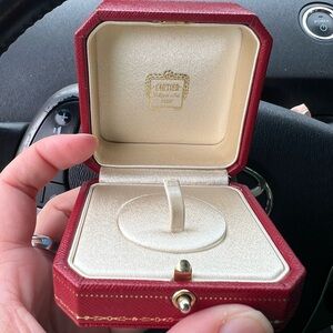 Cartier ring box made in France